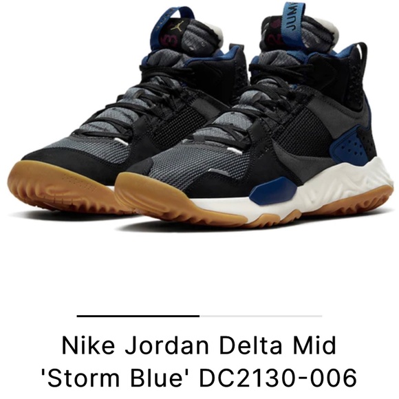 Nike Jordan Delta Mid “storm blue” basketball shoes - Picture 1 of 7